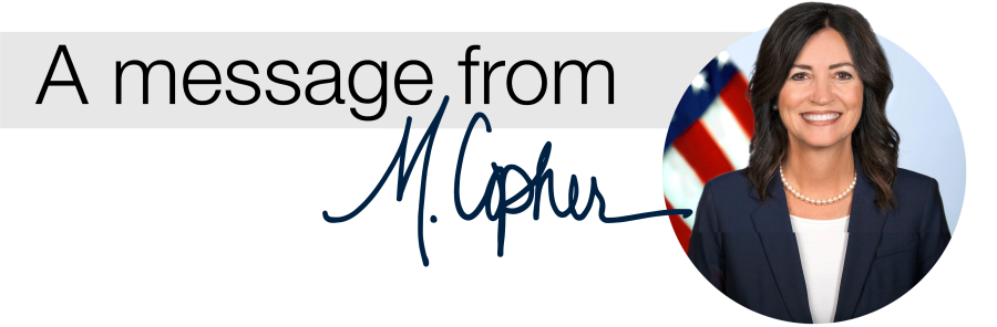 A message from Superintendent Copher