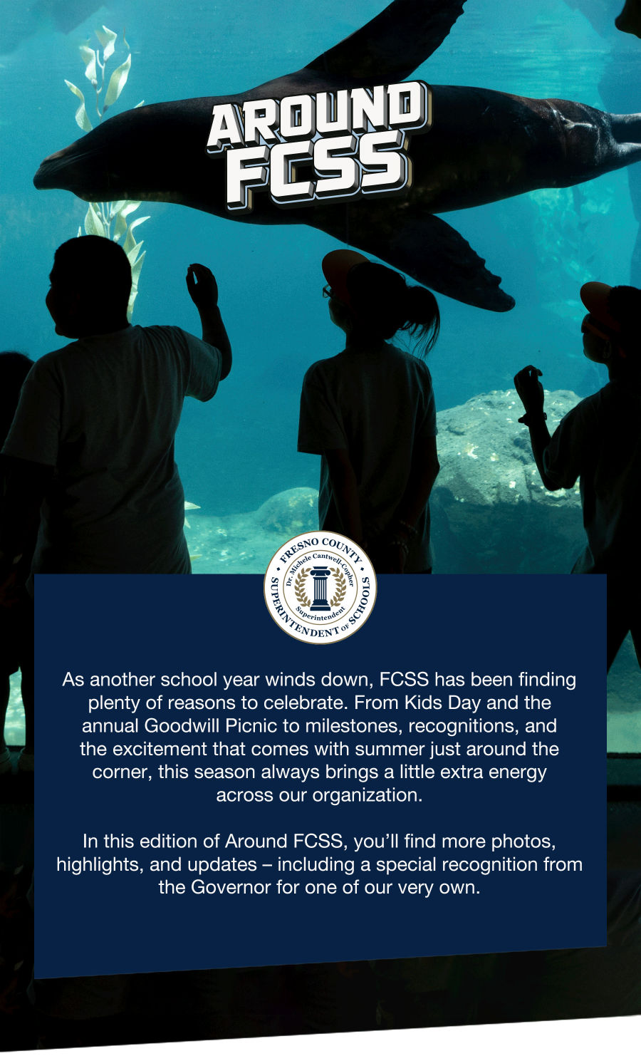 hero Image of kids at the aquarium