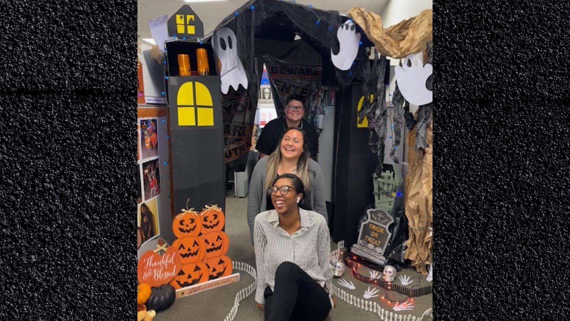 Halloween spirit was alive and well on the 8th floor Towers