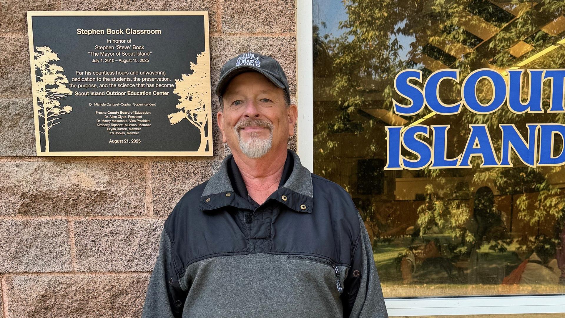 Steve Bock, retired Director of the Scout Island Education Center