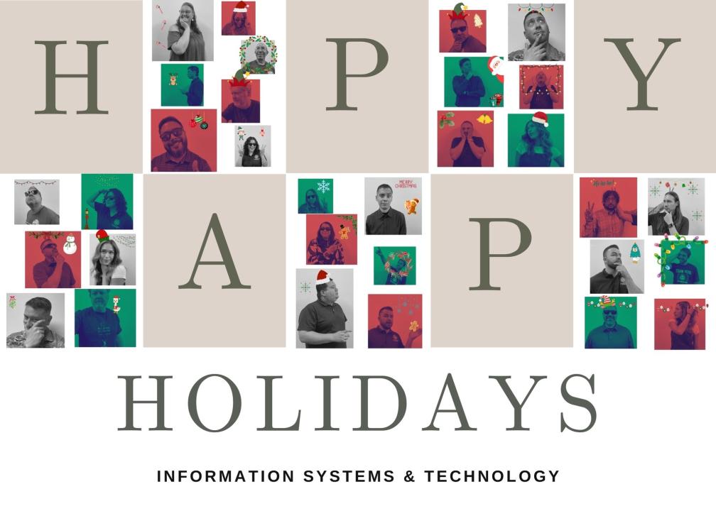 Information Systems & Technology Holiday Card